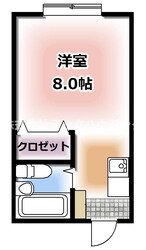 梔原ハイツの物件間取画像